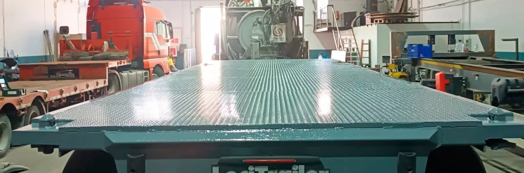 Reparacion de plataforma portacontenedores